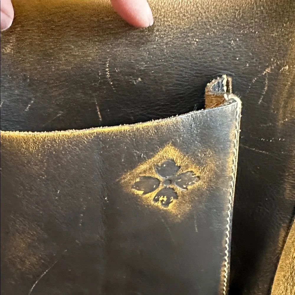 Patricia Nash Brown Distressed Italian Leather Barcelona‎ Saddlebag Crossbody - Picture 9 of 17